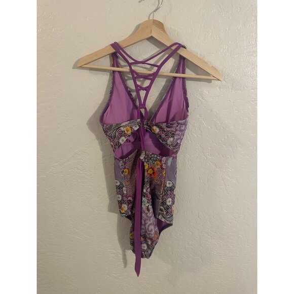 Prana Tulum Colorful One Piece Swimsuit Floral - Picture 5 of 9
